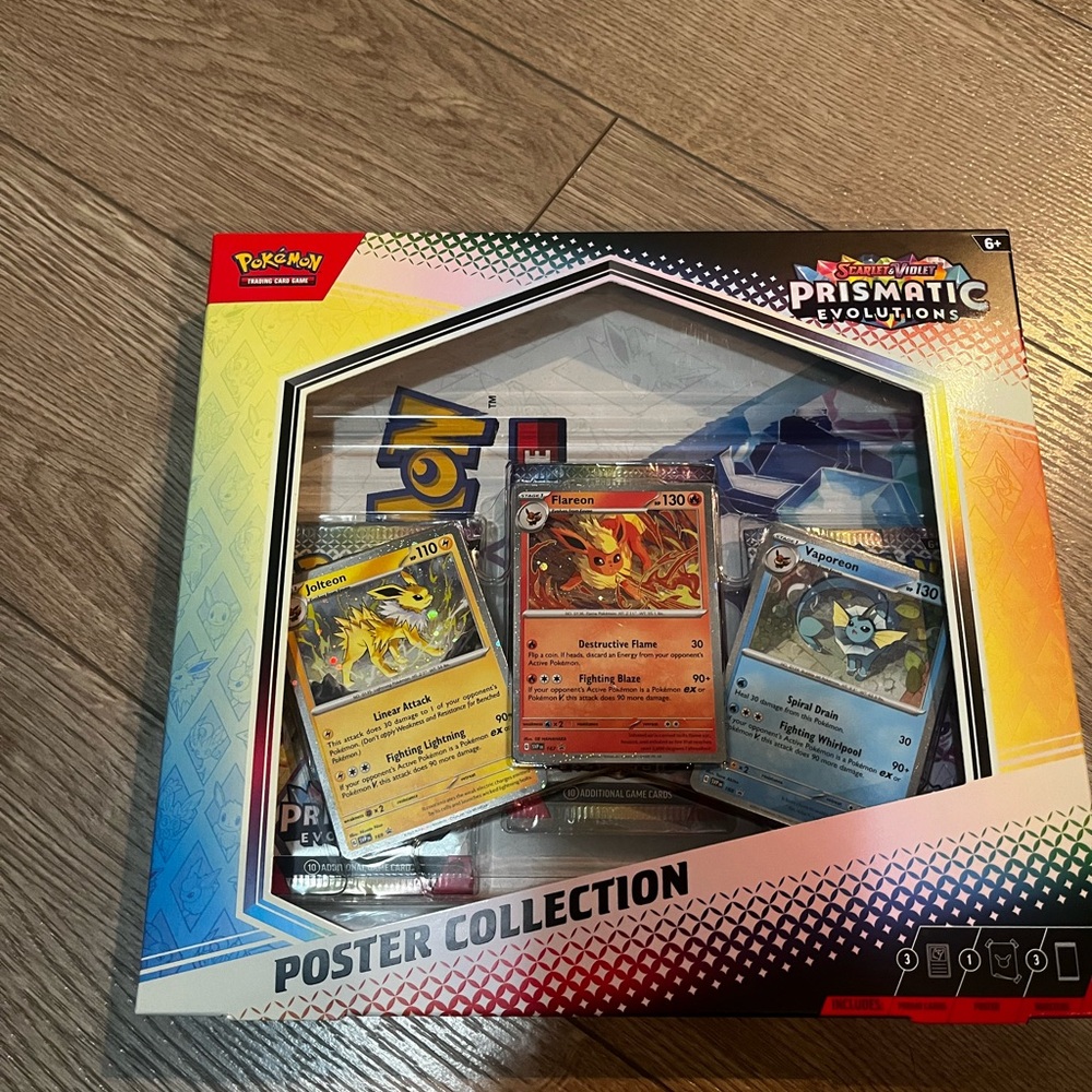 Pokémon Prismatic Evolutions Poster Collection new sealed